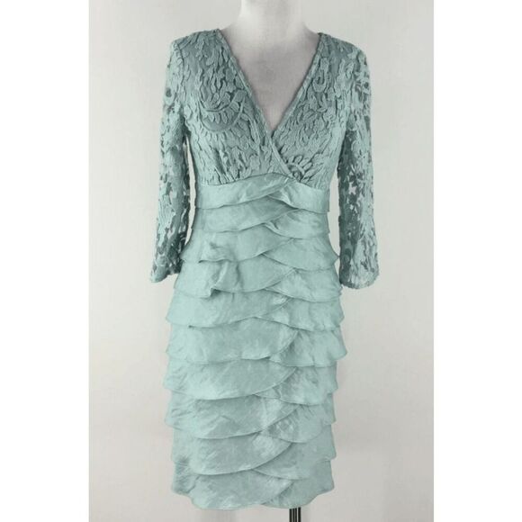 Adrianna Papell NWT size 8 mint formal midi dress - Picture 2 of 16